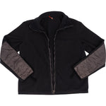 [🔄️B12 / F50] Prada Black Nylon Linea Rossa Fleece Jacket - vintageandkickz