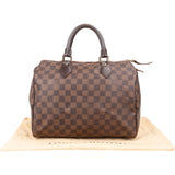 Louis Vuitton Monogram Damier Ebene Speedy 30 Handbag