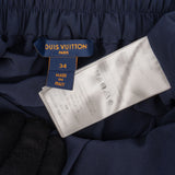 Louis Vuitton Navy Silk Embellished Studded Jumpsuit (IT34 / DE32)