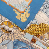 Hermès Automobile Club Silk Carre 90 Scarf Tuch