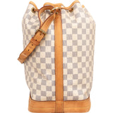 Louis Vuitton Monogram Damier Azur Canvas Sac Noé Grande Shoulder Bag
