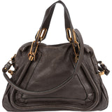 Chloé Brown Leather Paraty Handbag