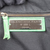 Balenciaga Green Leather City Handbag