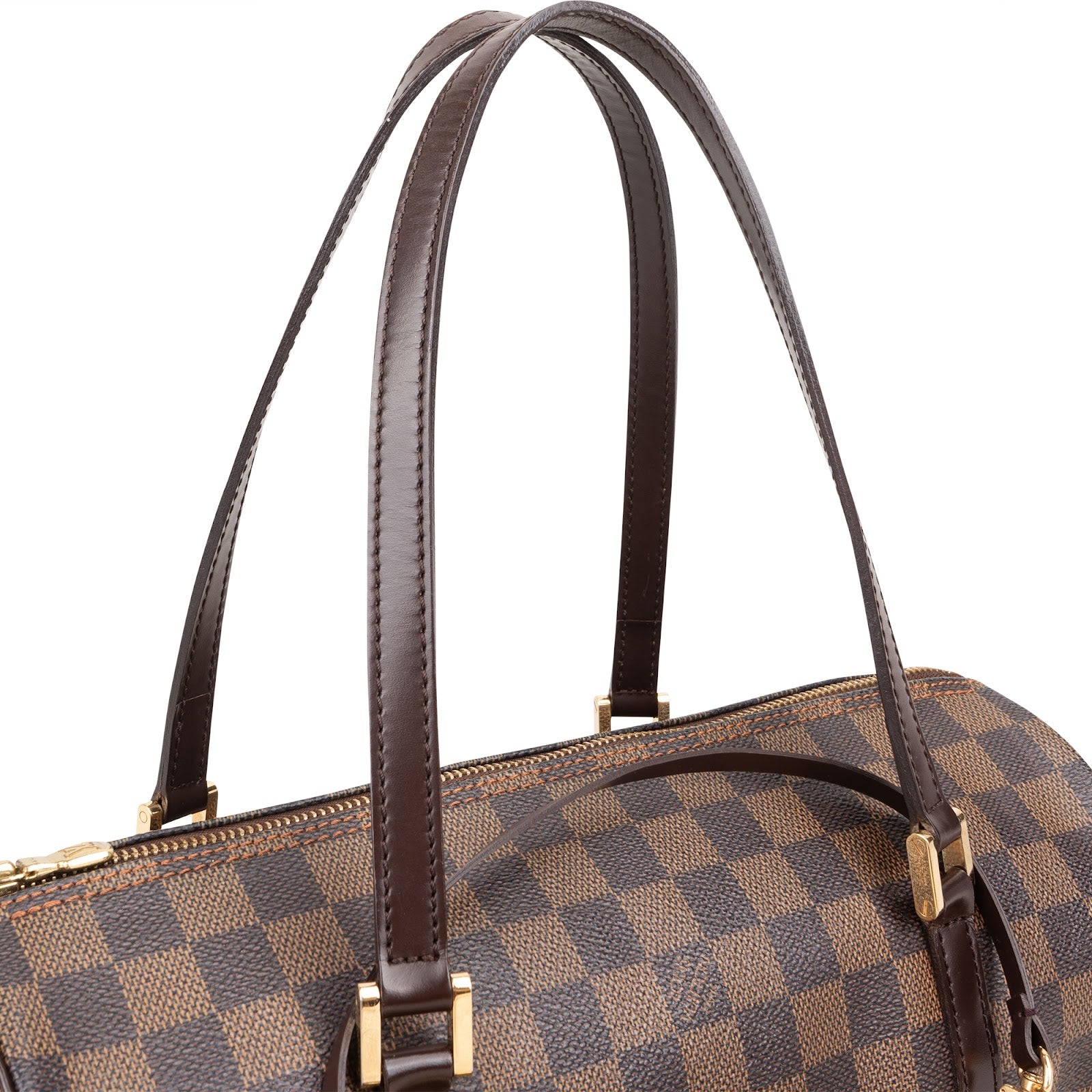 Louis Vuitton Monogram Damier Ebene Canvas Papillon Set Handbag - vintageandkickz