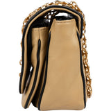 Gucci Leather GG Vintage Marina Chain Double Flap Crossbody Bag