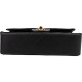 Chanel Quilted Lambskin Small 24K Gold Double Flap Shoulder Bag