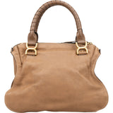 Chloé Grained Leather Marcie Satchel Handbag