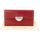 Louis Vuitton Red Epi Leather Montaigne Eugenie Wallet M6388M
