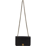 Chanel Quilted Lambskin 24K Gold Turnlock Single Flap Crossbody Bag - vintageandkickz