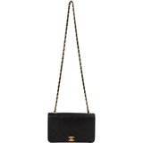Chanel Quilted Lambskin 24K Gold Turnlock Single Flap Crossbody Bag - vintageandkickz