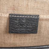Gucci Pebbled Leather Interlocking GG Shoulder Crossbody Bag