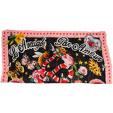 Gucci Flora Snake Star Print Tuch Scarf XXL