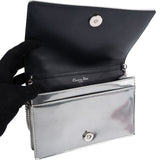 Christian Dior Metallic Patent Leather Diorama Flap Crossbody Bag