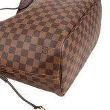 Louis Vuitton Monogram Damier Ebene Canvas Neverfull MM Shoulder Bag