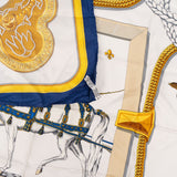 Hermès Grand Apparat Silk Carre 90 Scarf Tuch