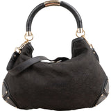 Gucci Monogram GG Canvas Indy Bar Large Hobo Handbag