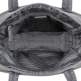 Prada Black Nylon Triangle Handbag
