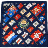 Hermès Pavois Silk 90 Scarf Tuch