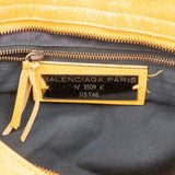 Balenciaga Yellow Leather City Handbag