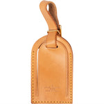 [🔄️B10 / F90] Louis Vuitton Vachetta Leather Luggage Tag - vintageandkickz