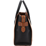 Céline Tricolor Leather Luggage Handbag