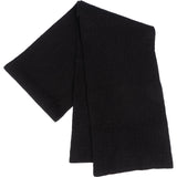 Fendi Classic Black Wool Schal Scarf