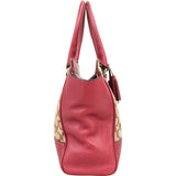 Coach Monogram Signature Canvas Legacy Candace Carryall Handbag