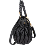 Miu Miu Quilted Leather Handbag - vintageandkickz