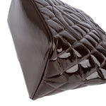 Chanel Quilted Patent Leather CC Medallion Handbag - vintageandkickz