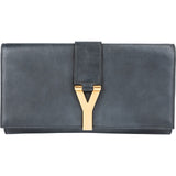 Yves Saint Laurent Leather Y-Ligne Clutch
