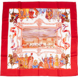 Hermès Turqueries Carrieres Naples et de Sicile Silk 90 Scarf Tuch