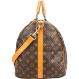 Louis Vuitton Monogram Canvas Keepall 55 Bandoulière Travel Bag