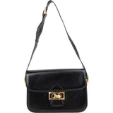 Céline Box Calfskin Leather Triomphe Shoulder Bag