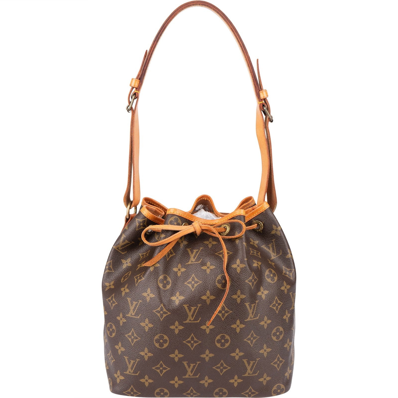 [🔄️B12 / F23] Louis Vuitton Monogram Canvas Sac Noé Petit Shoulder Bag - vintageandkickz