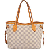 Louis Vuitton Monogram Damier Azur Canvas Neverfull PM Handbag