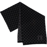 [🔄️B06 / F27] Louis Vuitton Wool Monogram Petit Damier Schal Scarf - vintageandkickz