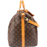 Louis Vuitton Monogram Canvas Keepall 60 Bandoulière Travel Bag