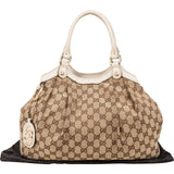Gucci Monogram GG Canvas Sukey Tote Handbag