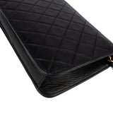 Chanel Quilted Lambskin Medium 24K Gold Single Flap Shoulder Bag