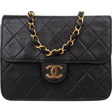 [🔄️B14 / F12] Chanel Quilted Lambskin Medium Single Flap Crossbody Bag - vintageandkickz