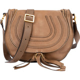 Chloé Grained Calfskin Marcie Saddle Crossbody Bag
