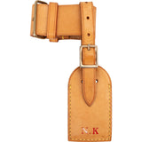 Louis Vuitton Vachetta Leather Luggage Tag Set (N.K.)