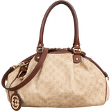 Gucci Monogram GG Canvas Sukey Satchel Handbag