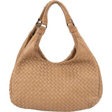 Bottega Veneta Intrecciato Leather Canmpana Hobo Shoulder Bag