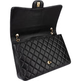 Chanel Quilted Lambskin Maxi Single Flap Crossbody Bag