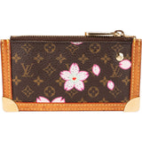 Louis Vuitton Monogram Murakami Cherry Blossom Cles Key Pouch Wallet