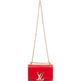 Louis Vuitton Rouge Leather Louise MM Crossbody Bag