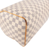 Louis Vuitton Monogram Damier Azur Speedy 35 Handbag