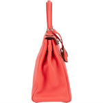 Hermès Rose Togo Kelly 28 Handbag - vintageandkickz