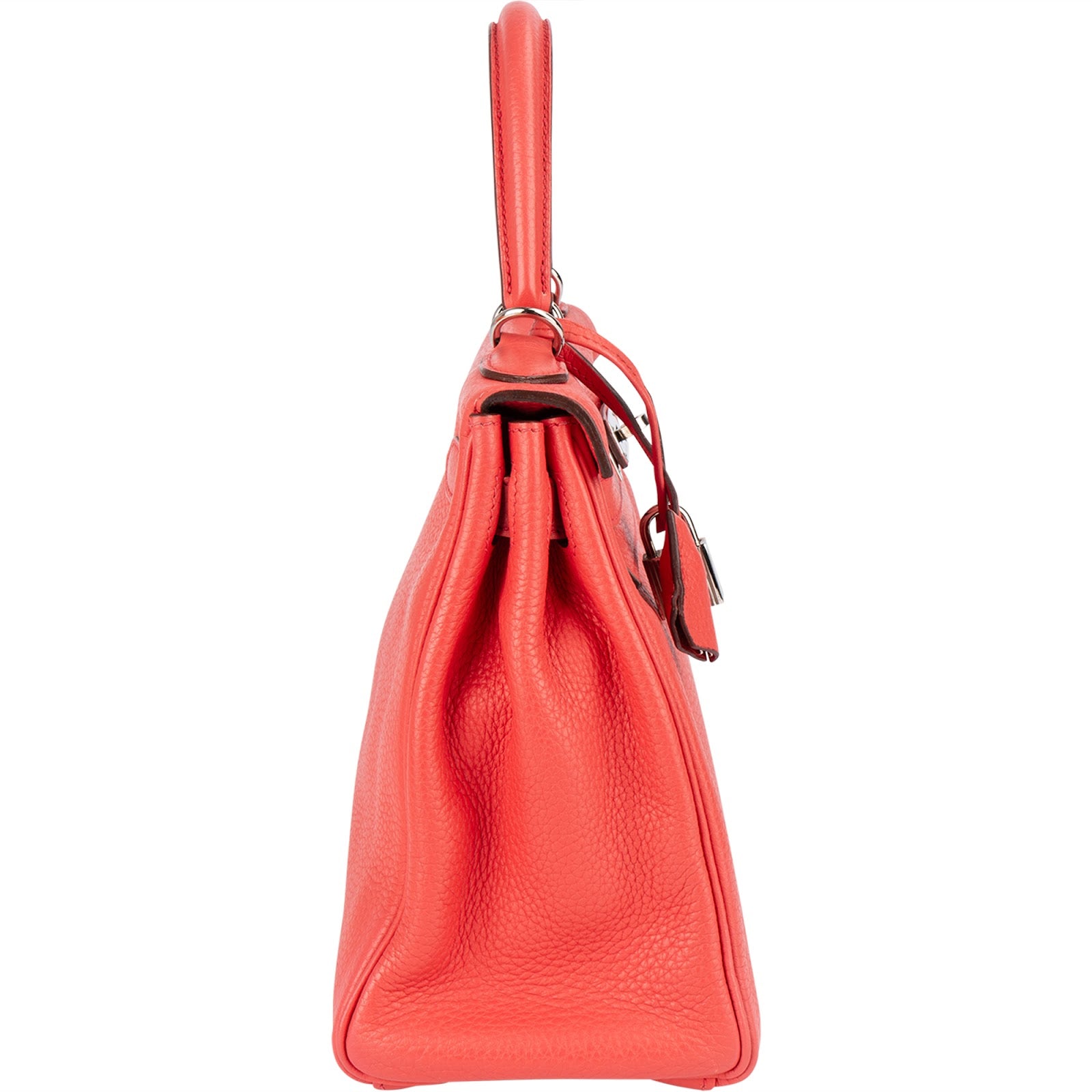 Hermès Rose Togo Kelly 28 Handbag - vintageandkickz